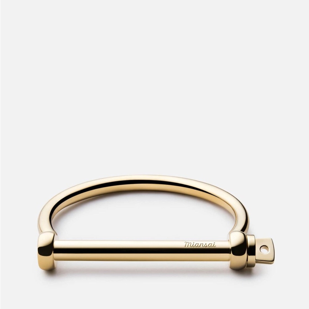 Miansai Gold Screw Cuff